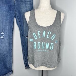 Victoria’s Secret PINK Beach Bound Graphic Tank Top size Large